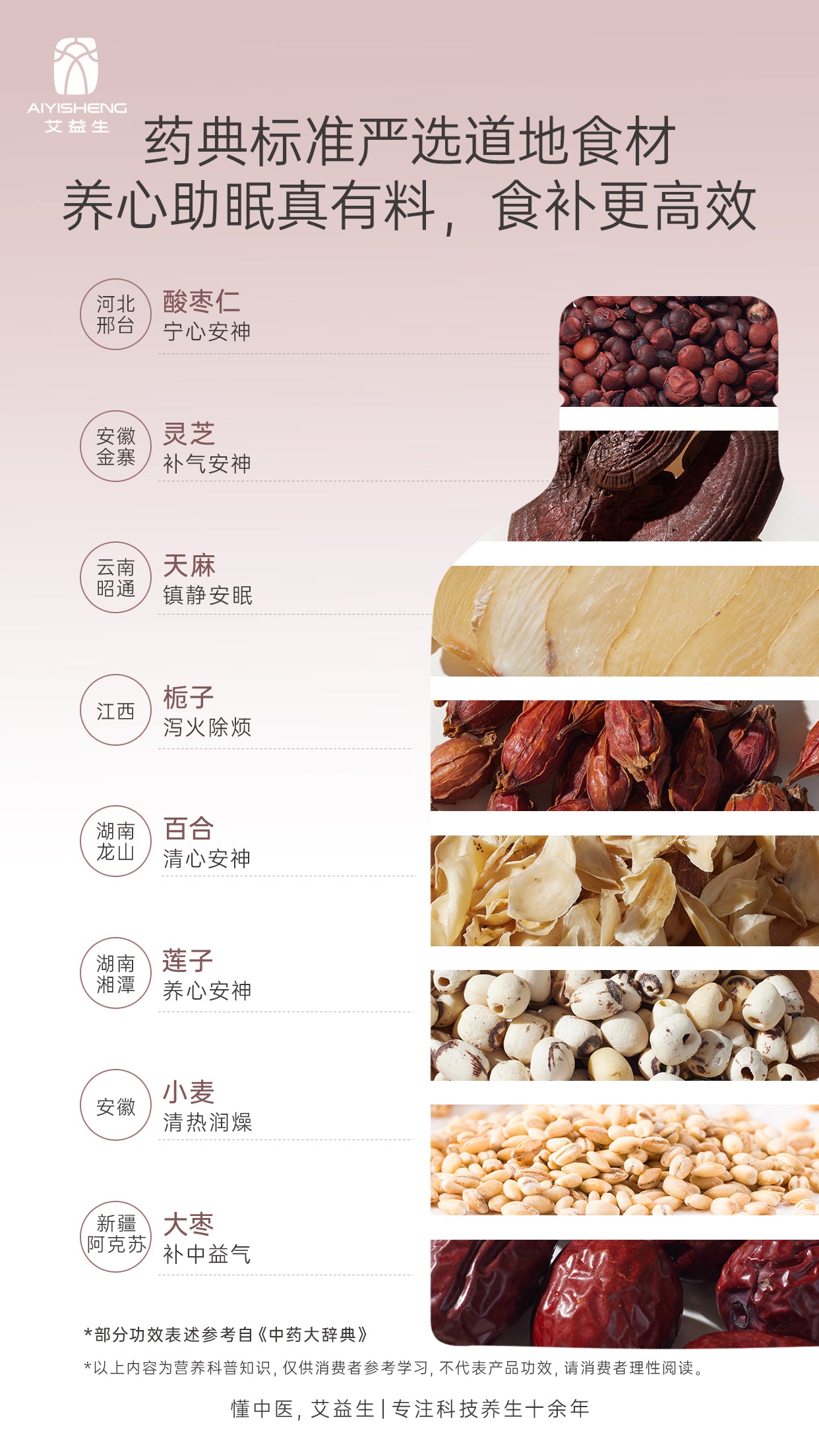 Sour Jujube Seed Reishi Herbal Drink - Aiyisheng