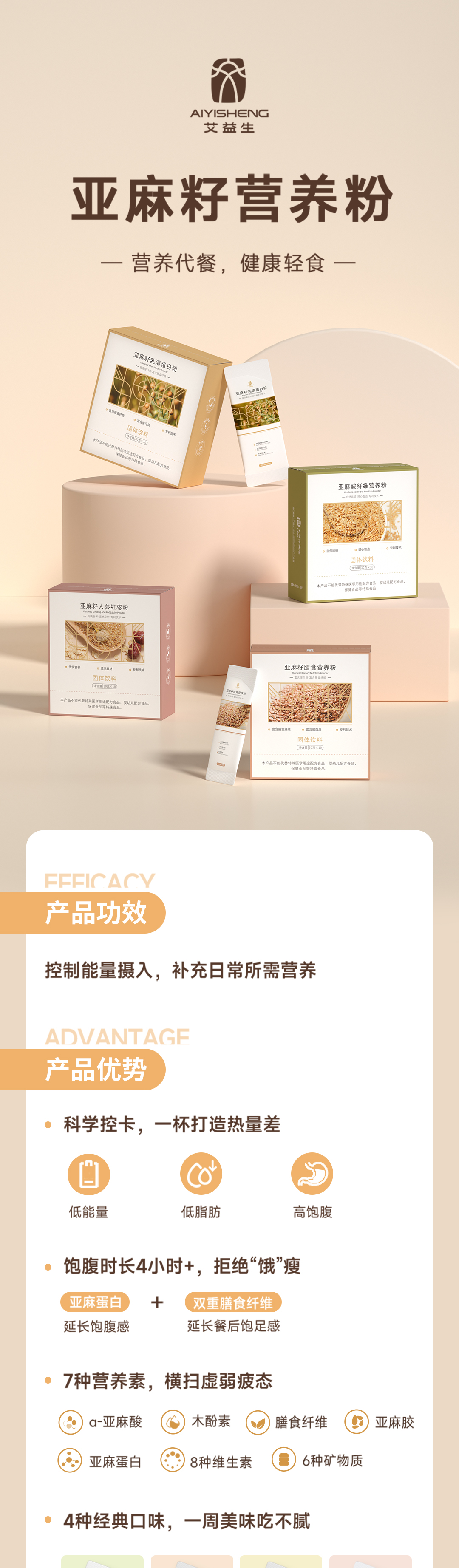 Flaxseed Nutrition Powder - Aiyisheng