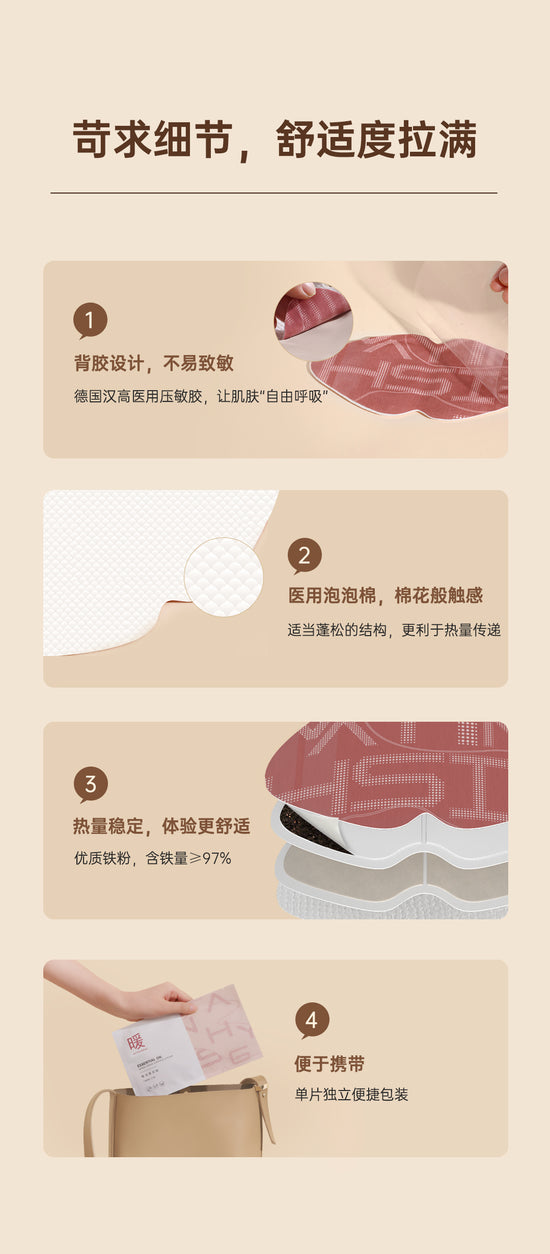 Essential Oil Uterine Warm Compress Sticker