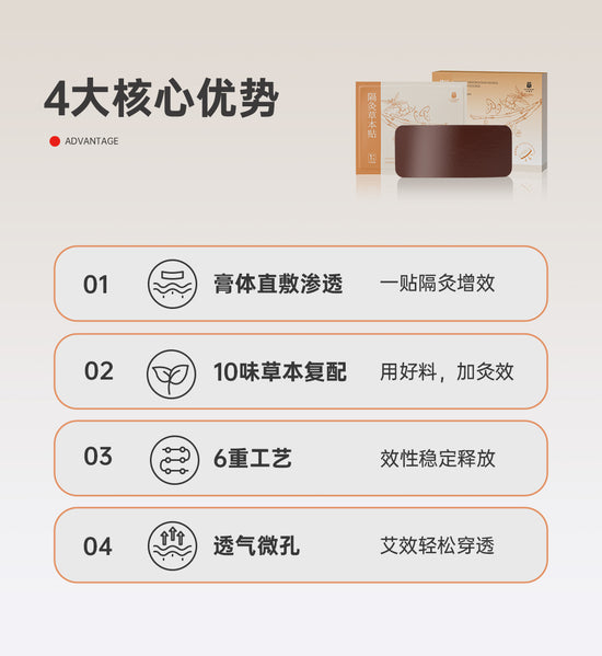 Indirect Moxibustion Herbal Sticker - Aiyisheng