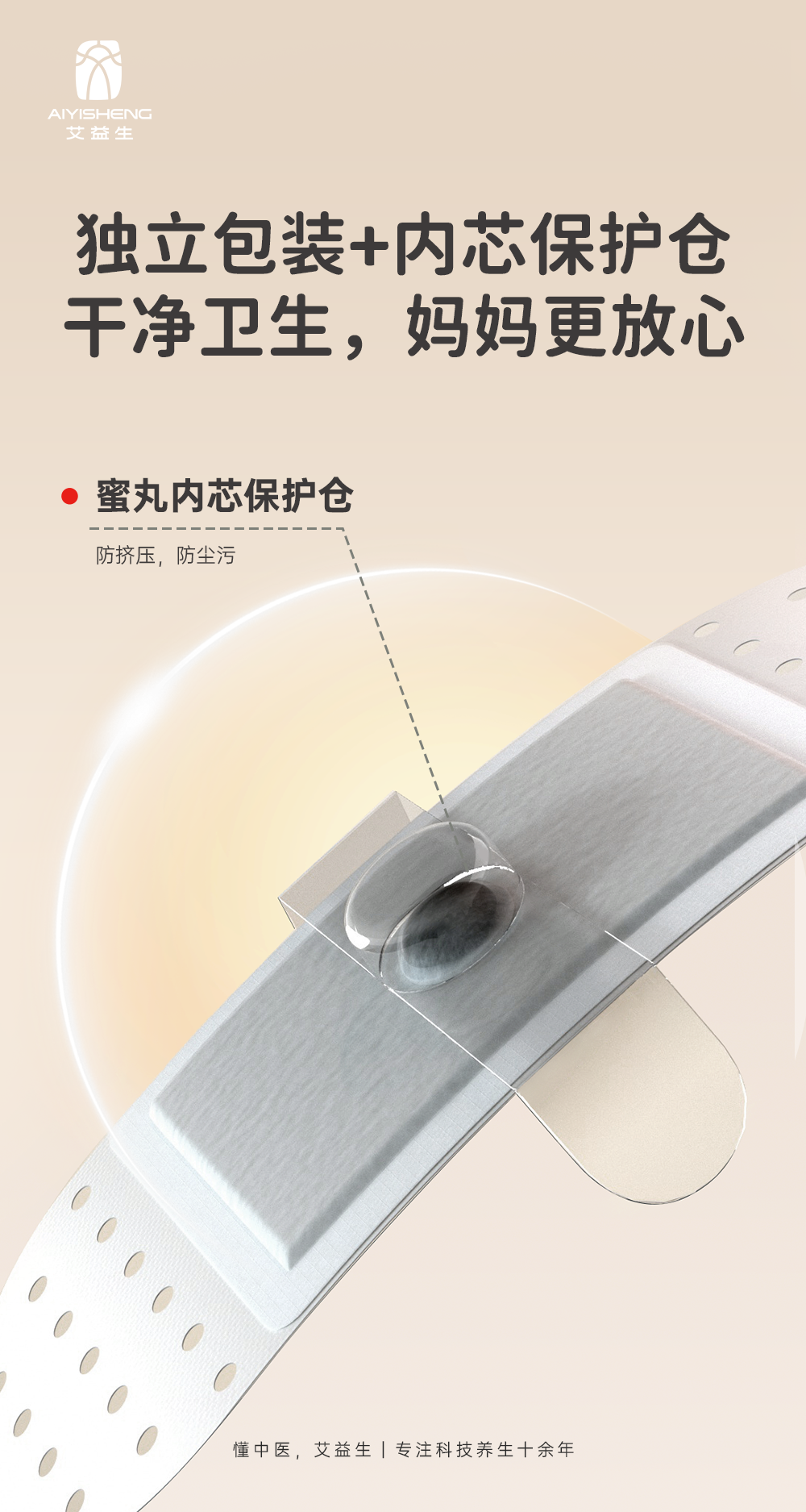 Spleen-nourishing Heat Patch (Kid version) - Aiyisheng
